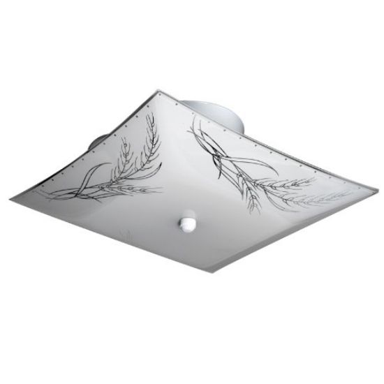 Picture of 2-Bulb 12" Square Ceiling-Fixture