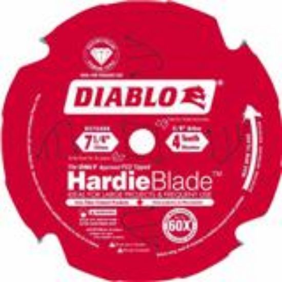 Picture of Circular-Sawblade 7-1/4" x 4 Teeth PCD Fiber-cement