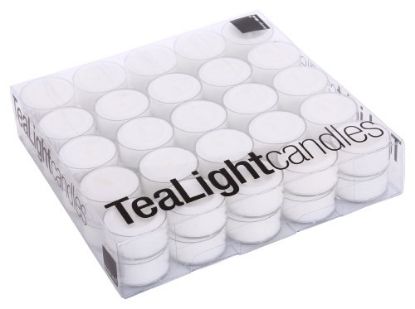 Picture of Tea-Light Clear Cup White Box/50