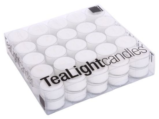Picture of Tea-Light Clear Cup White Box/50