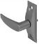 Picture of Dead-Latch Dark Bronze Door-Handle Lever-Style