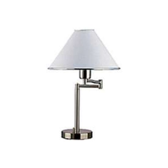 Picture of Swing-Arm Desk-Lamp Satin-Nickel W/shade