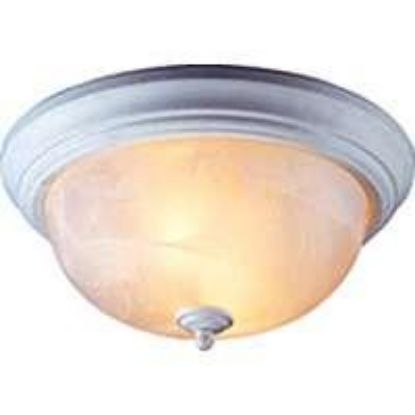 Picture of 3-Bulb White Albstr Ceiling-Fixture