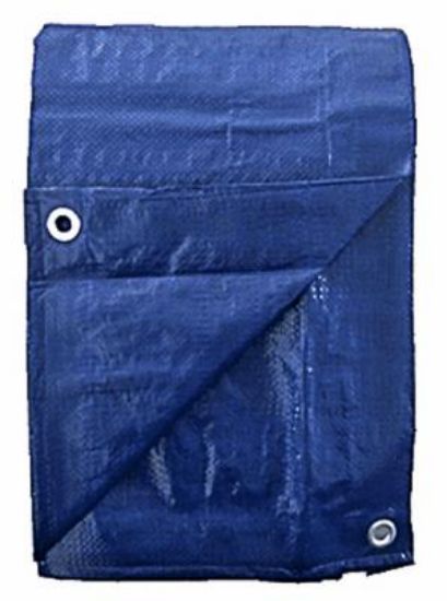 Picture of Poly-Tarp Woven-Polyethylene Medium-Duty Blue 6'