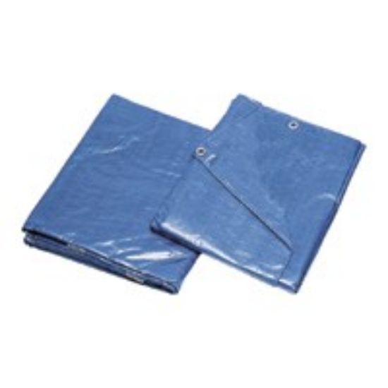 Picture of Poly-Tarp Woven-Polyethylene Medium-Duty Blue