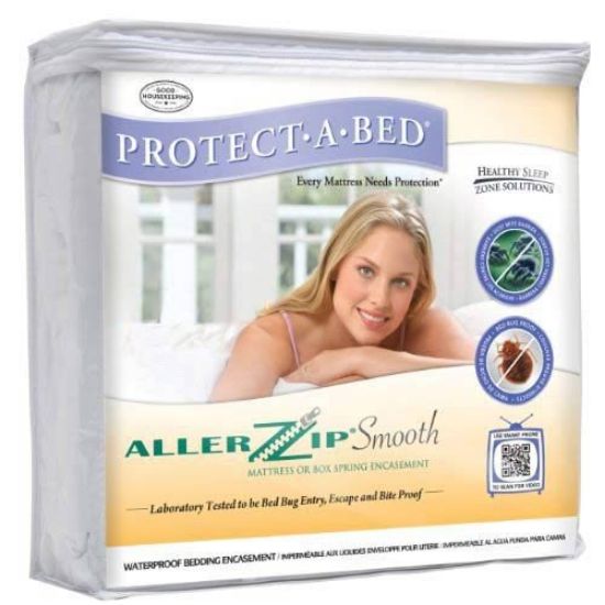 Picture of Aller Zip Smooth Full Xl 9" Mattress Protector
