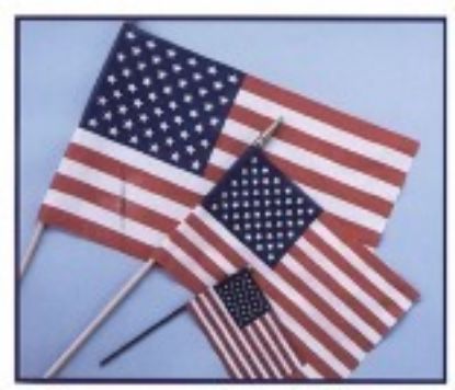 Picture of 4" X 6" Us Hand Flag
