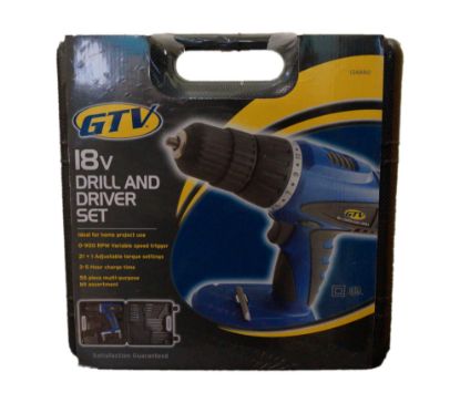 Picture of Drill-&-Driver With-case & Bits 18-volt 55-piece