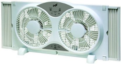 Picture of Twin-Fan Window-Fan Reversible W/ Remote