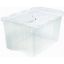 Picture of Hinged Lid Storage-Box 48-Quart White Lid