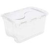 Picture of Hinged Lid Storage-Box 48-Quart White Lid