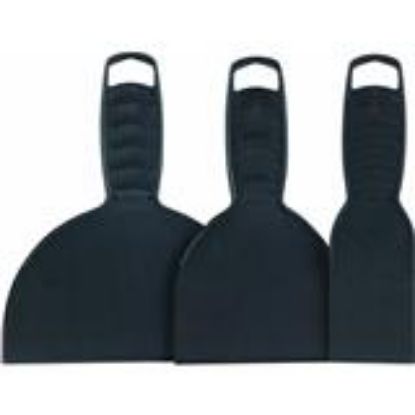 Picture of 2" 4" 6" 3-Pc PLASTIC Putty-Knife
