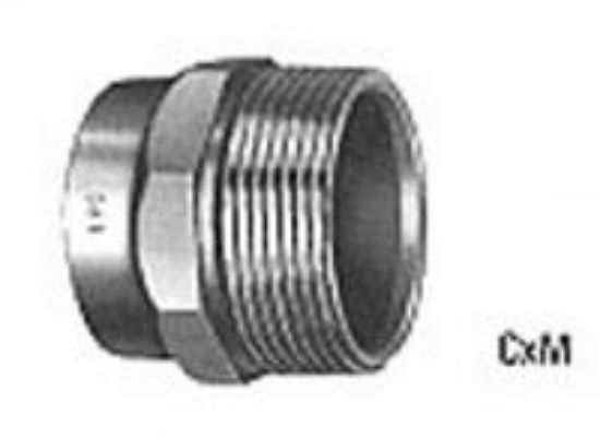 Picture of Wrot-copper Dwv-rated Male-adapter C X M 1.500"