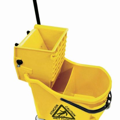 Picture of Mop-bucket Divided With-wringer 36 Quart