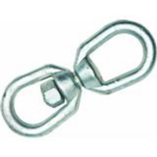 Picture of 3/16" Galvanized Steel Forged Eye Swivels