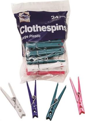 Picture of Plastic Clothespins 24/bag