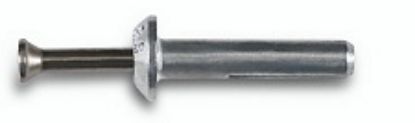 Picture of Nail-In Pin-Drive-Anchor Zamac-Body Mushroom-Head Anchor 1/4" X 3"