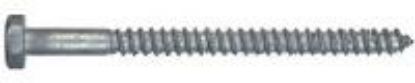 Picture of Lag-Screw Galvanized Steel 1/4" x 1-1/2"