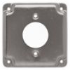 Picture of 4" Square Electrical-Box-Cover Steel 1/2" Rise Single-Receptacle 1.620
