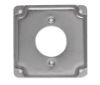 Picture of Square Electrical-Box-Cover Steel 4" x 1/2" Rise Single-Receptacle 1.719