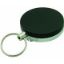 Picture of Key-Ring Split-Ring Key-Reel Black/Chrome 2" Diameter with 1-1/16" and 24" Cable