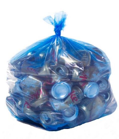 Picture of Blue Trash-Bags 12 Mil 22" x 17" x 46"