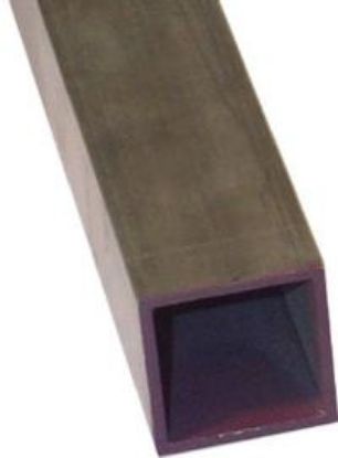 Picture of 3/4 X 36 16-Gauge Square Steel-Stock Carbon-Steel Tube