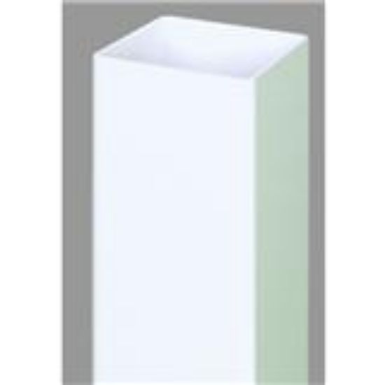 Picture of 4 X 4 x 72 White Vinyl Post