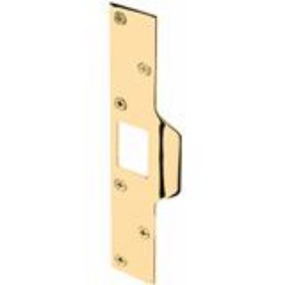 Picture of Polished-Brass Lip Security Strike-Plate