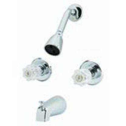 Picture of Tub-&-Shower Faucet Chrome Acrylic Handle