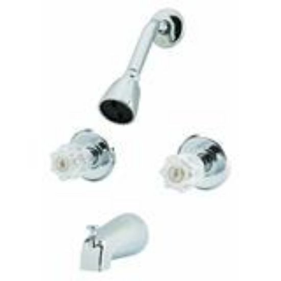 Picture of Tub-&-Shower Faucet Chrome Acrylic Handle