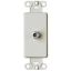Picture of Decora-style Coaxial-jack For Cable White