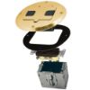 Picture of Brass Floor Electrical-Box Kit