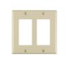 Picture of Wall-Plate Ivory Double Rocker