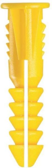 Picture of Plastic Ribbed-Anchor + Screws #4-6 x 7/8"
