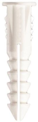 Picture of Plastic Ribbed-Anchor + Screws #6-8 x 1" 30Pk