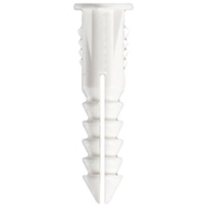 Picture of Plastic Ribbed-Anchor +Screws #8-10 x 1"