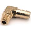 Picture of 3/8" ID X 1/4"-MPT Barbed Male Elbow Brass Barb X MPT