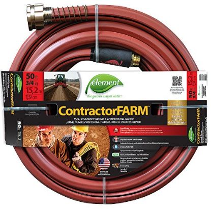 Picture of Garden-hose Lead-free Brass-fittings Red 34" X