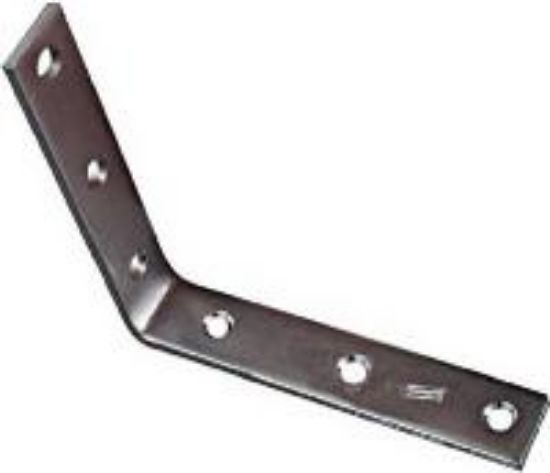 Picture of Corner-Brace Zinc-Plate 6" x 1-1/8"