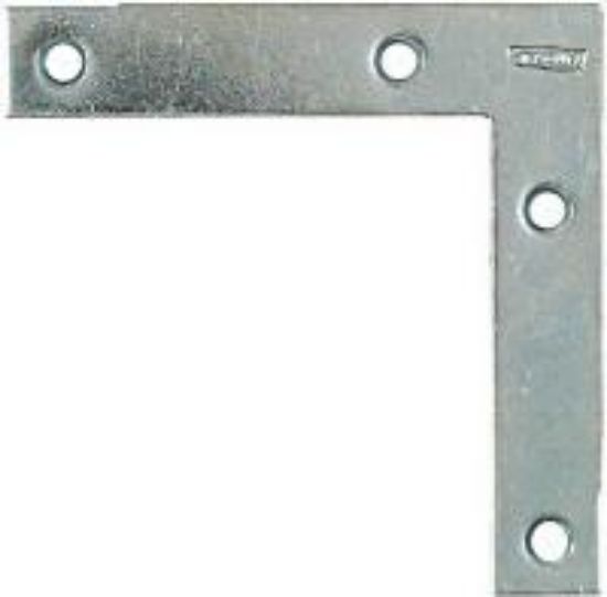 Picture of Flat-Corner-Iron Zinc-Plate 4" x 3/4"