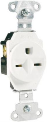 Picture of Single-receptacle 15-amp 250-volt Double-pole 3-wire Grounding
