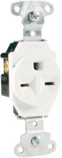 Picture of Single-receptacle 15-amp 250-volt Double-pole 3-wire Grounding