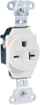 Picture of Single-receptacle 20-amp 250-volt Double-pole 3-wire Grounding