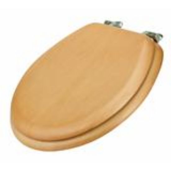 Picture of Toilet-Seat Wood-Material Oak Finish