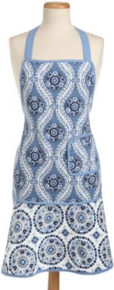 Picture of Vintage Kitchen-Apron Blue Mosaic