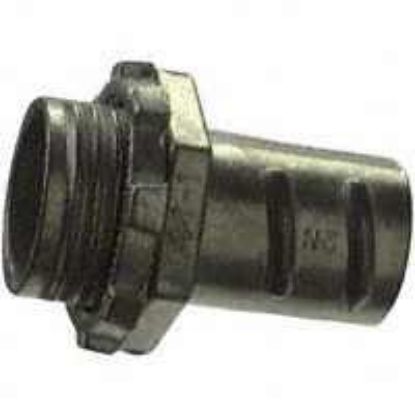 Picture of 3/8" Flexible-Metal-Conduit Connector Screw-In Die-Cast-Zinc