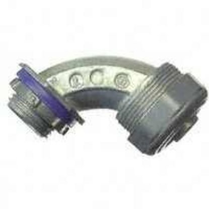 Picture of Liquid-Tight Connector 90°-Elbow 1/2" Multi-Piece Die-Cast-Zinc