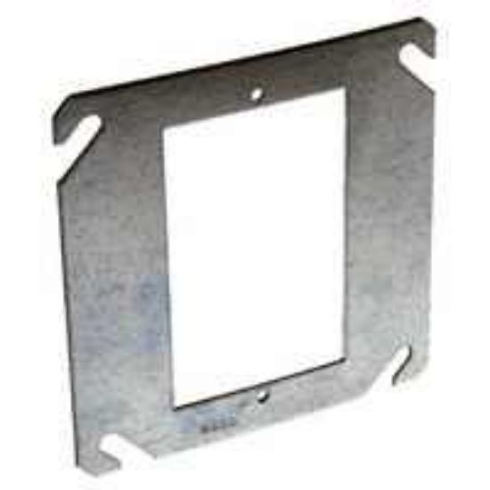 Picture of Square Steel Electrical-Box-Cover Flat 4"