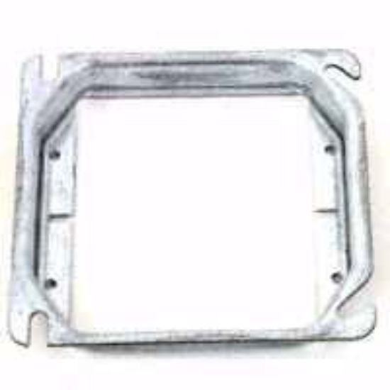 Picture of Electrical-Box-Cover Square Steel 4" x 5/8" Rise